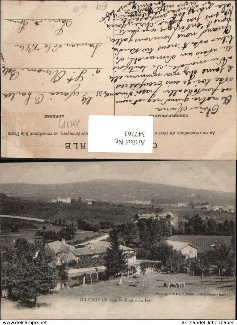 347263,Rhone-Alpes Rhone Julienas Moulin du Fief Landschaft