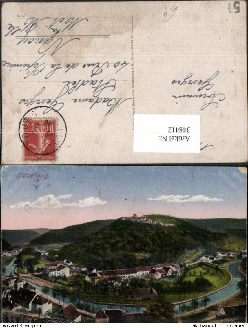 348412,Lothringen Moselle Lützelburg Totale