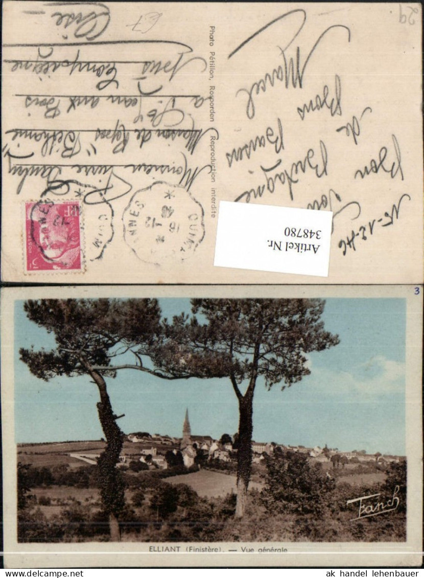 348780,Bretagne Finistere Elliant Vue generale Totale
