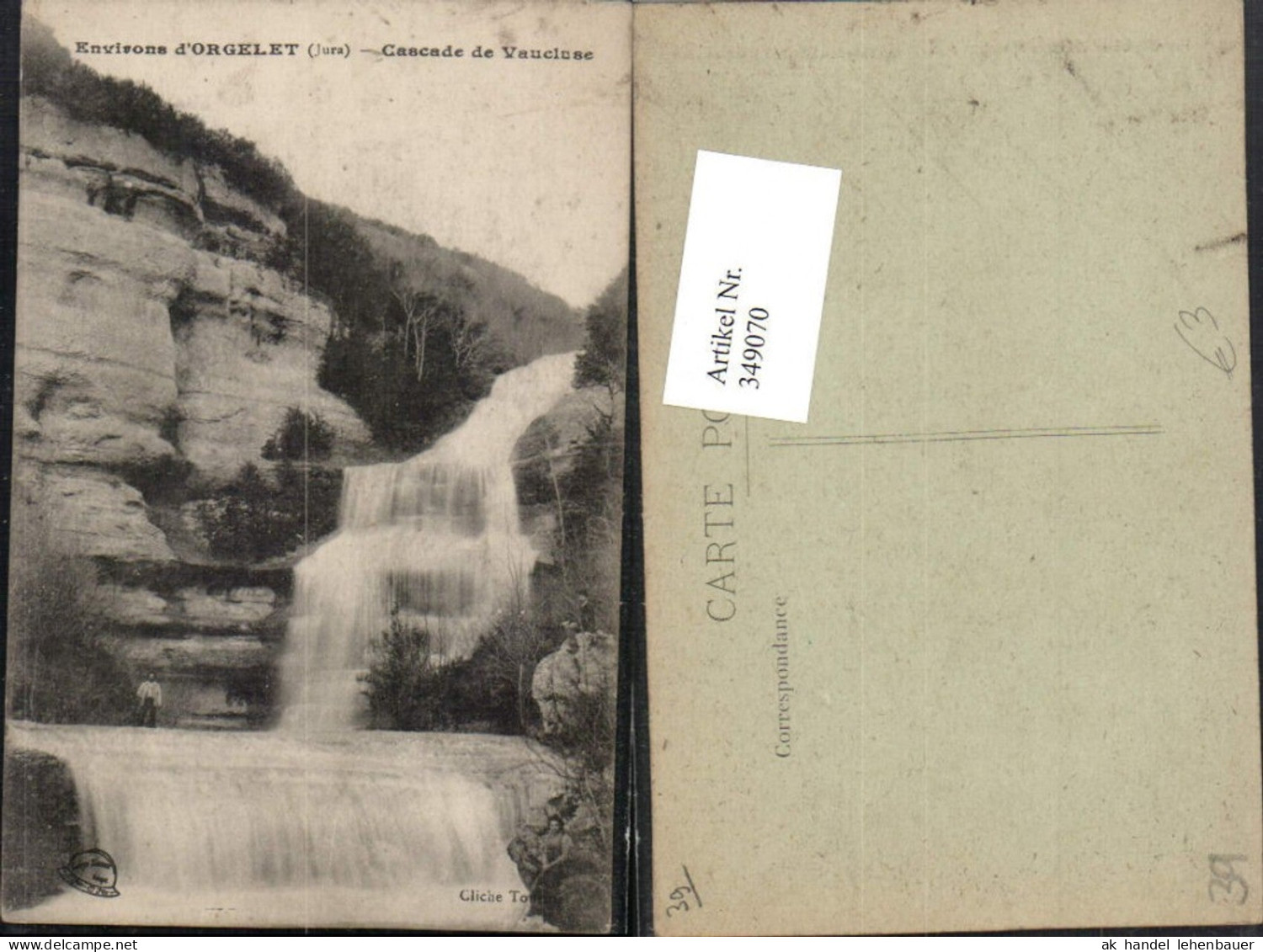 349070,Franche-Comte Jura Orgelet Cascade de Vaucluse Wasserfall