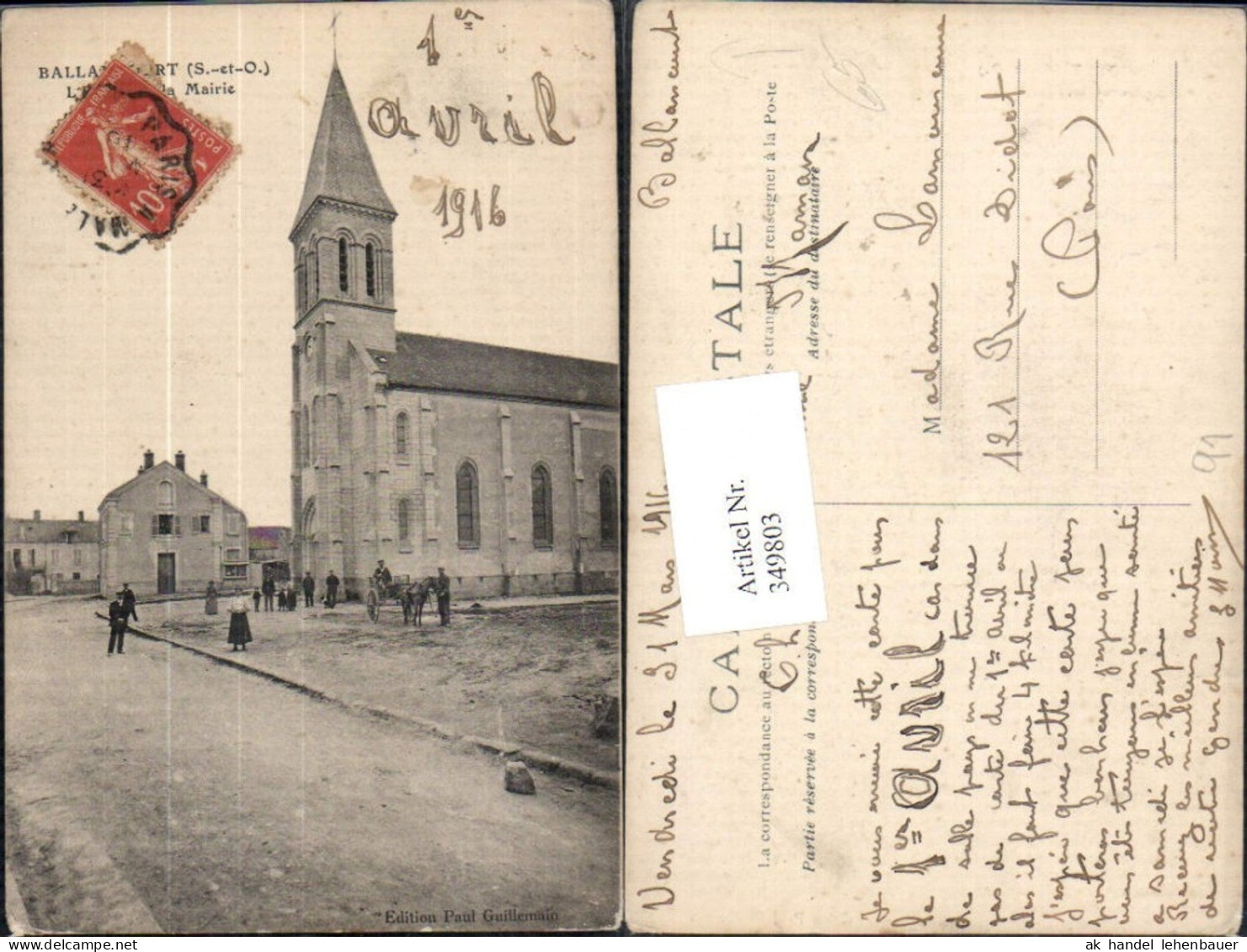 349803,Ile-de-Franche Essonne Ballancourt-sur-Essonne Mairie Rathaus