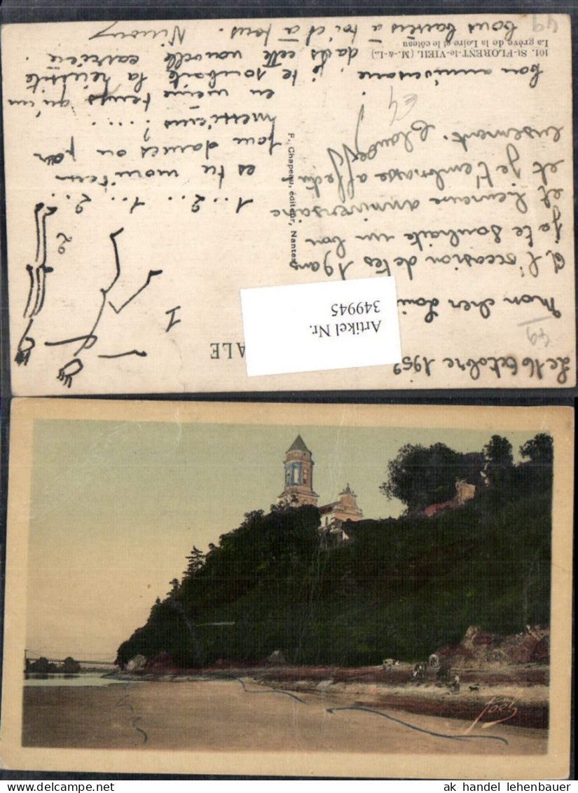 349945,Pays de la Loire Maine-et-Loire St-Florent-Le-Vieil La greve de la Loire et le coteau