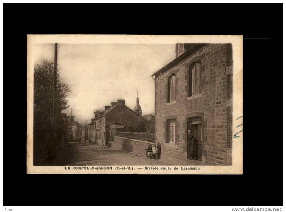 35 - LA CHAPELLE-JANSON - Arrivée route de Larchamp