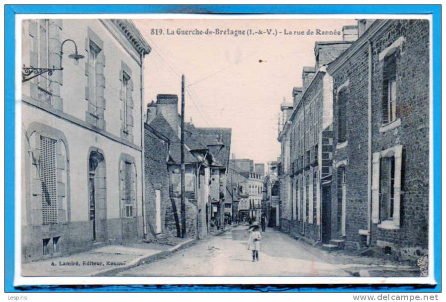 35 - La GUERCHE de BRETAGNE -- La rue de Rannée