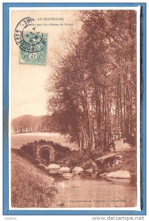 35 - Le CHATELIER -- Un coin du parc du .....