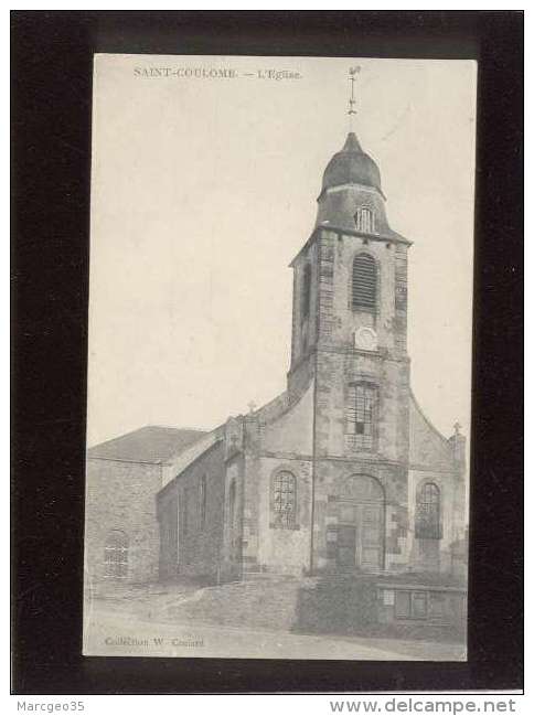 35  saint coulomb l'église édit. w.crolard