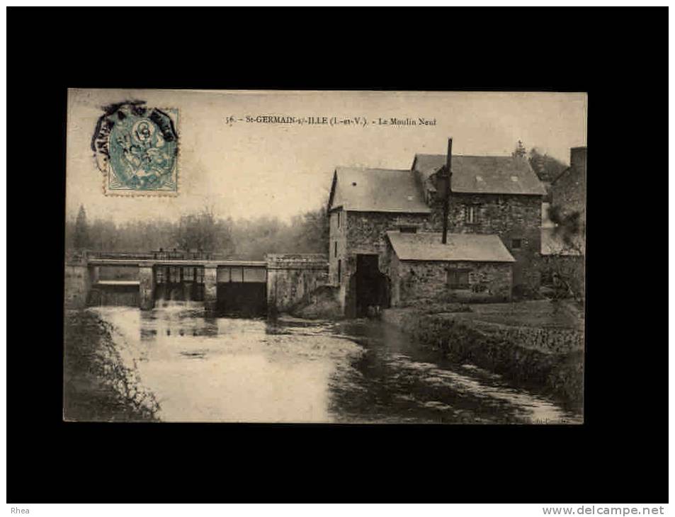 35 - SAINT-GERMAIN-SUR-ILLE - Le Moulin Neuf - 56 - moulin à eau