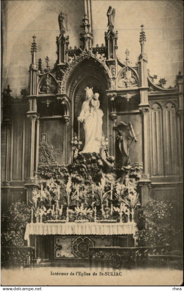35 - SAINT-SULIAC - Intérieur église