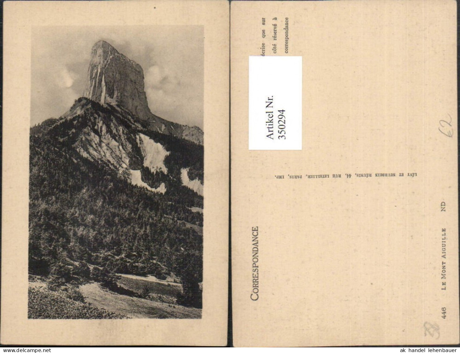 350294,Rhone-Alpes Isere Le Mont Aiguille Bergkulisse