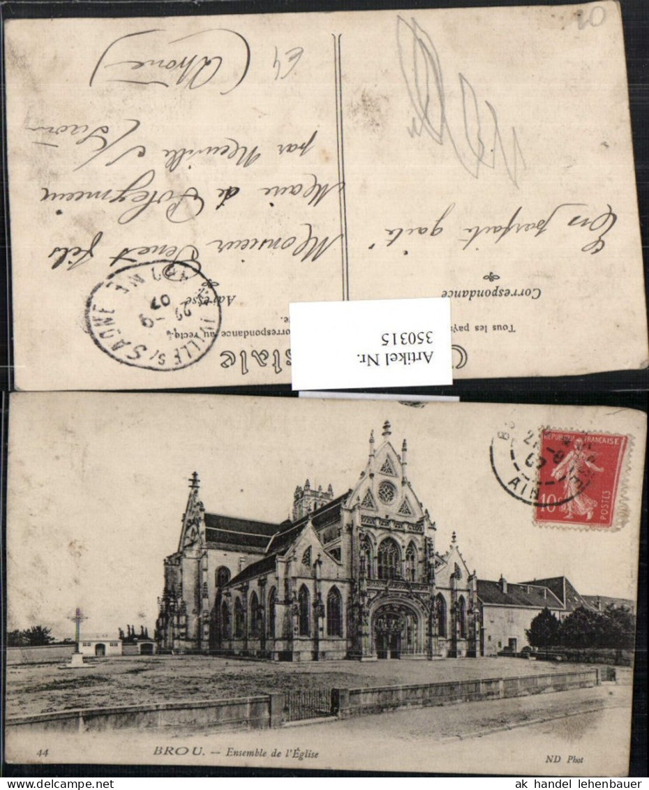 350315,Rhone-Alpes Ain Brou Ensemble de l'Eglise Kirche