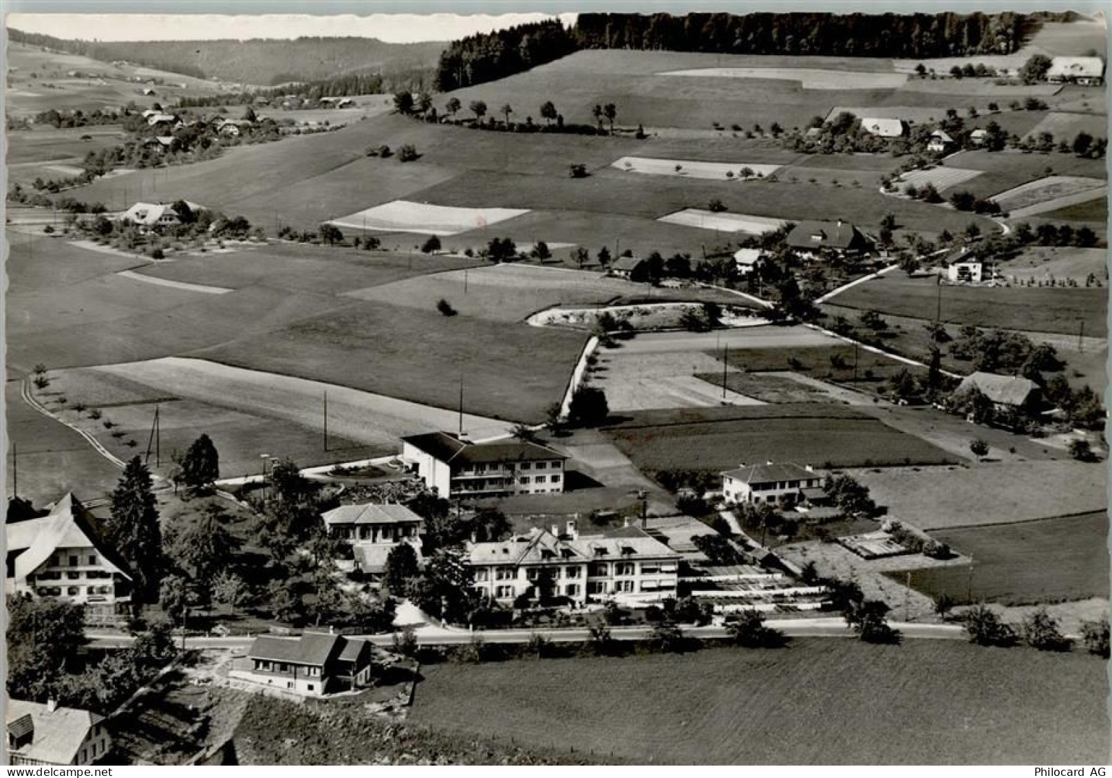 3506 Grosshöchstetten 1953 Foto AK Luftbild - 13085525