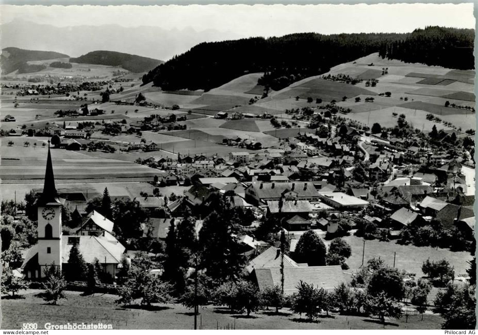3506 Grosshöchstetten - Vue generale , Kirche , Erhaltung I - 13085523