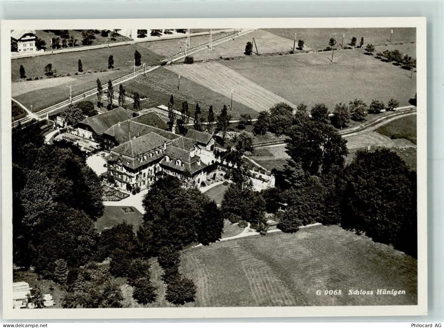 3510 Stalden BE - Fliegeraufnahme Christl. Heim Schloss Hüningen - 13137650