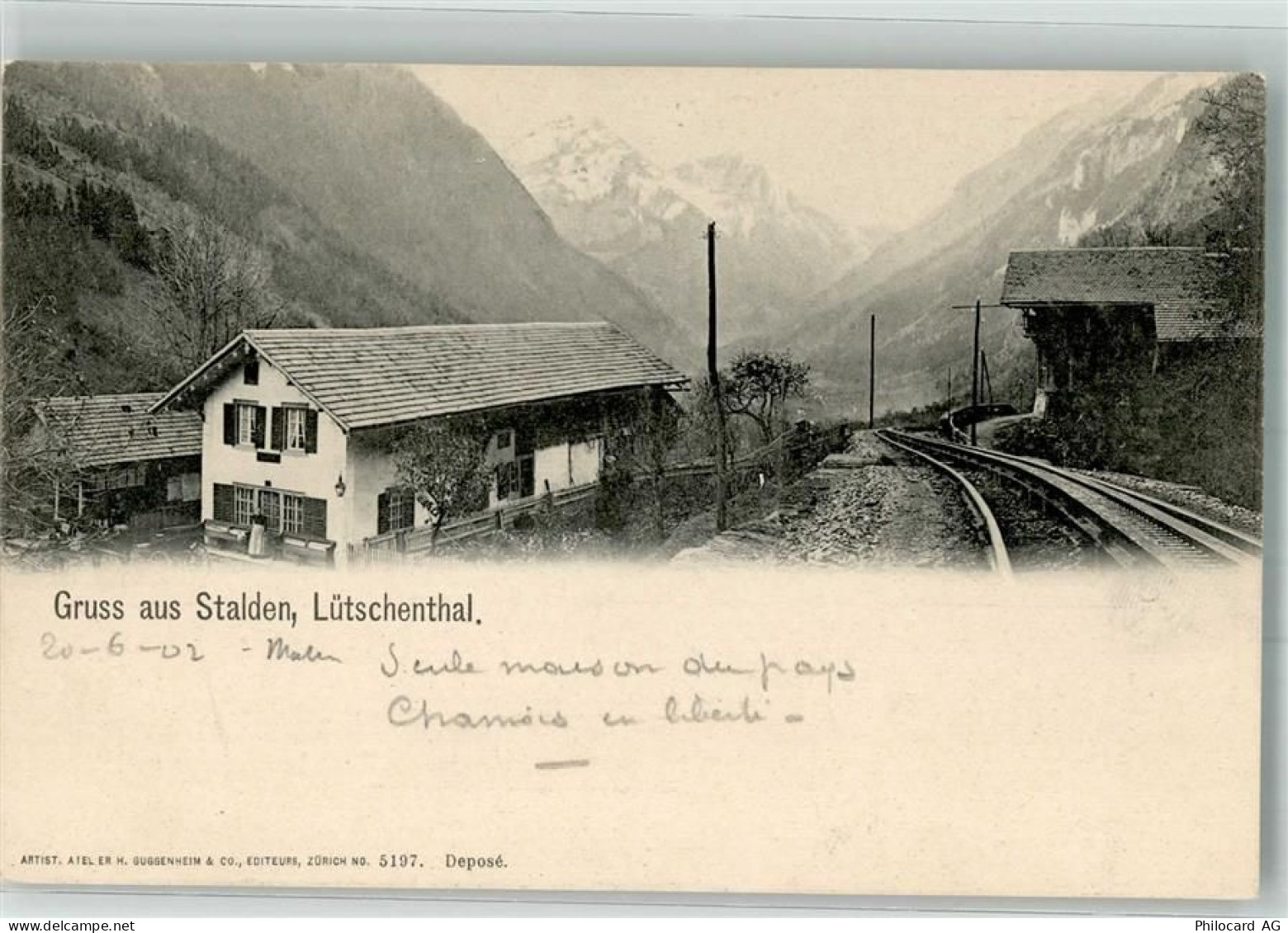 3510 Stalden BE Foto AK Lütschenthal - 13552008