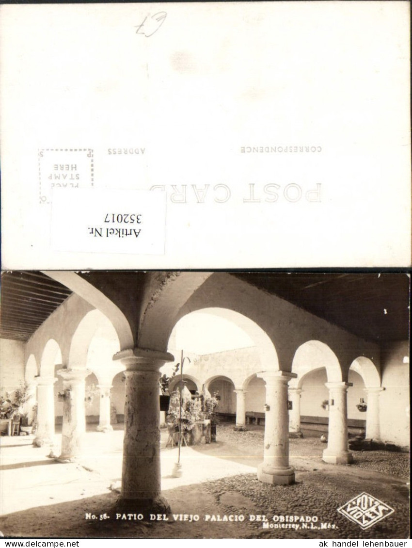 352017,Mexiko Mexico Monterrey Palacio del Obispado Palast Arkaden