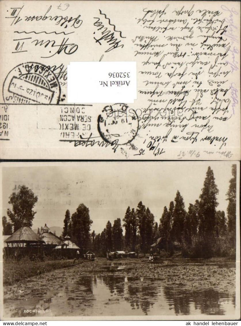 352036,Mexiko Mexico City Xochimilco Fluss Boote