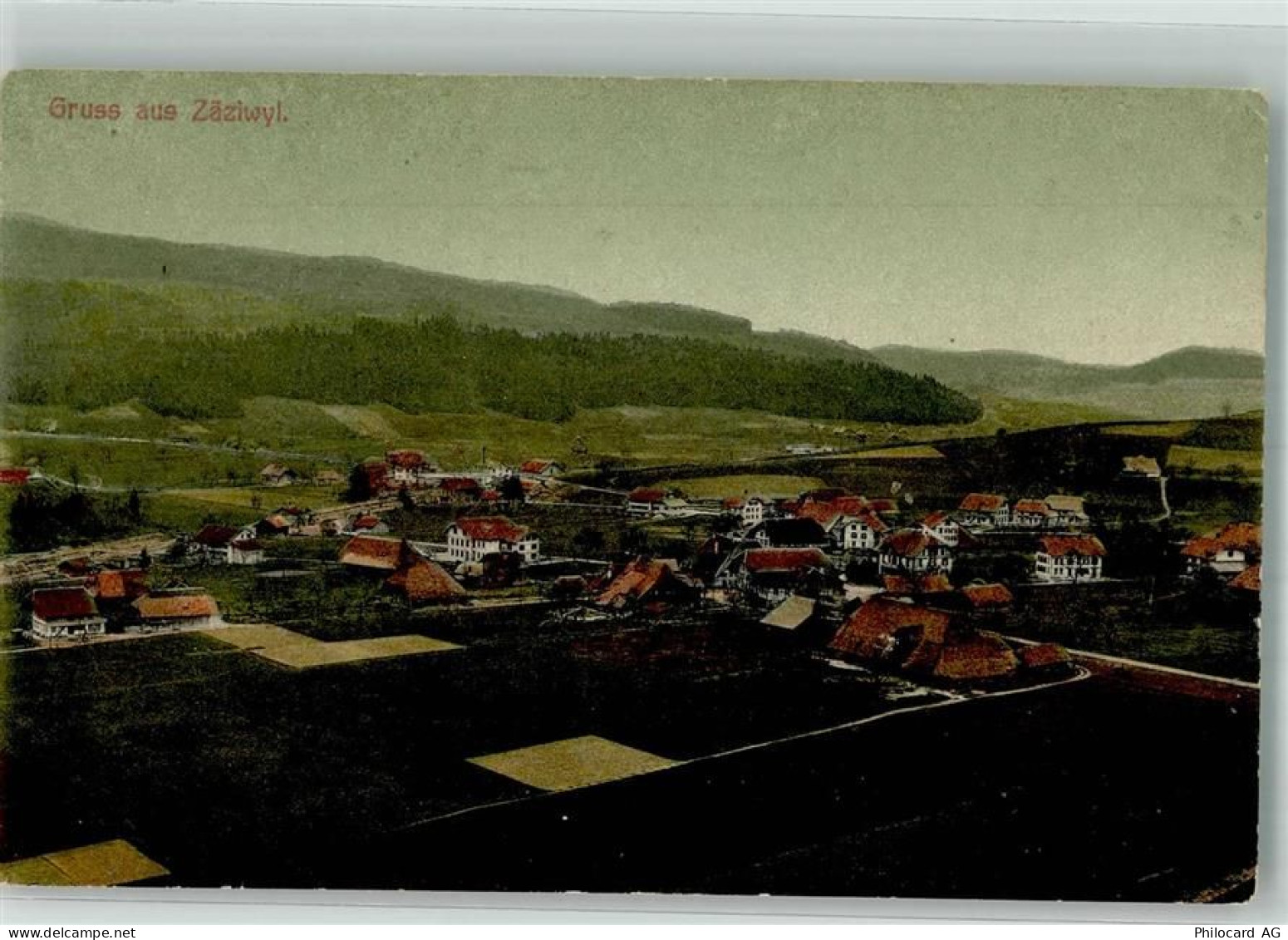 3532 Zäziwil 1909 Foto AK - 13993848