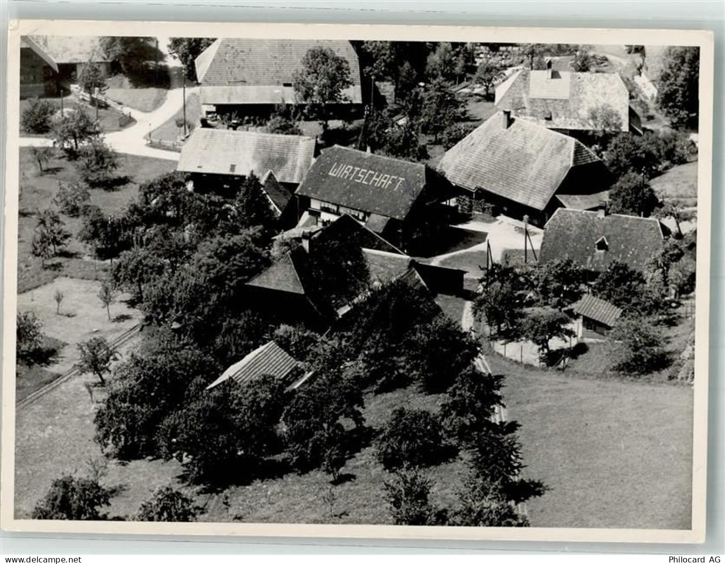 3532 Zäziwil 1951 Foto AK Fliegeraufnahme gadt - 13993782