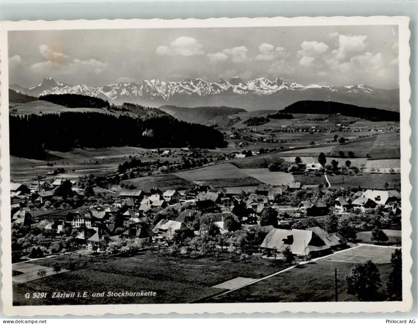 3532 Zäziwil Foto AK Stockhornkette - 10734816