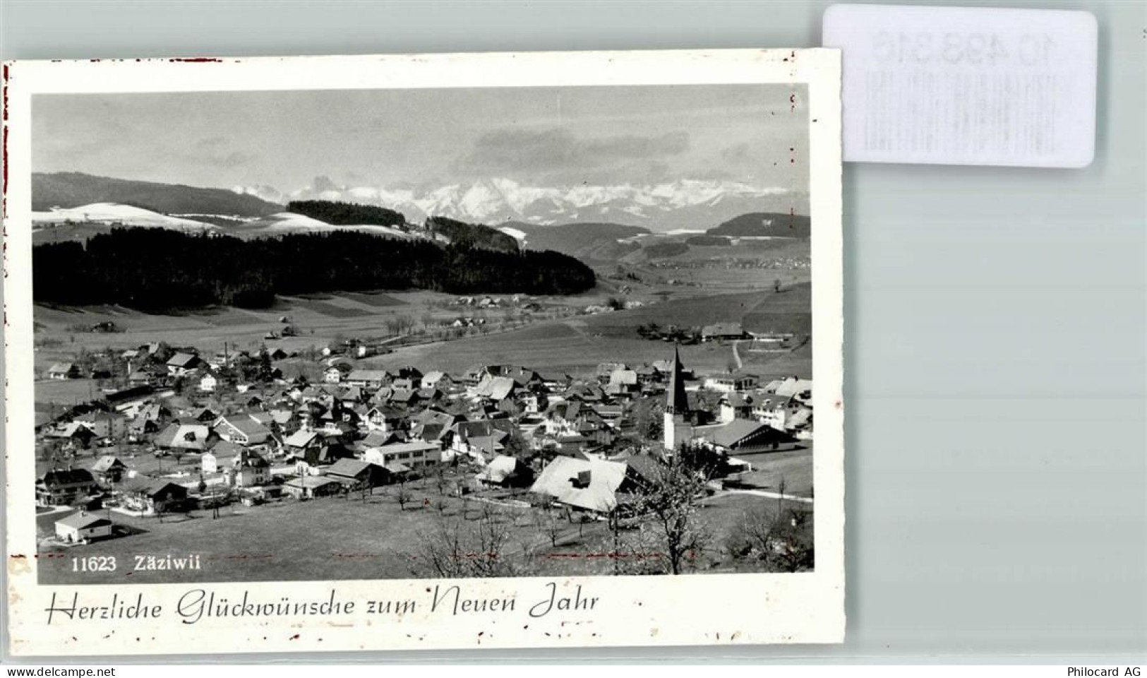3532 Zäziwil FOTO KEINE AK Foto 10cm x 7cm Neujahrswunsch - 10498316