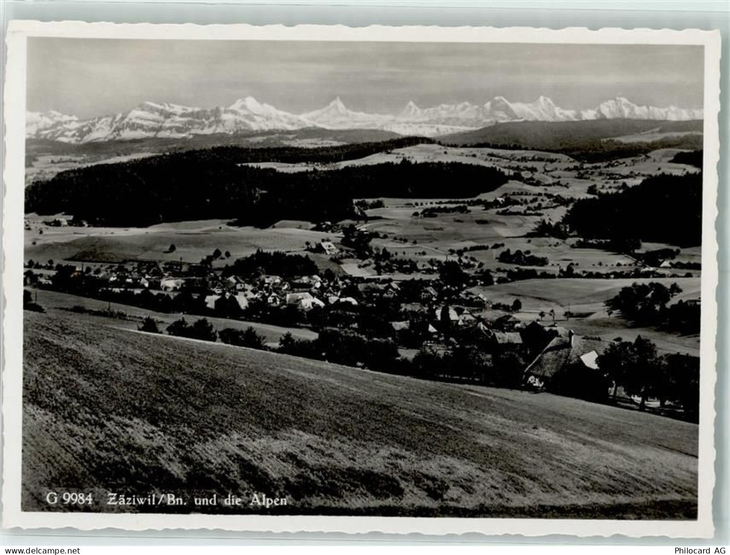 3532 Zäziwil - Zäziwil und die Alpen - 13137541