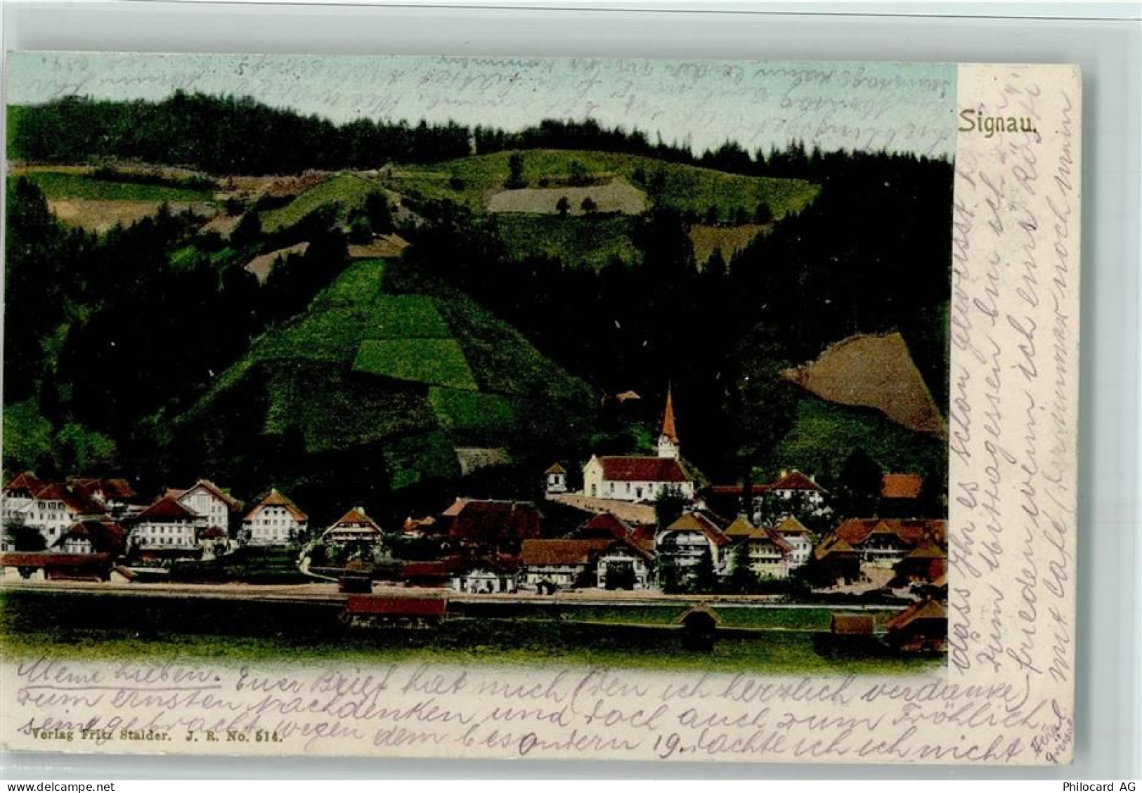 3534 Signau 1904 - Teilansicht AK - 13085824