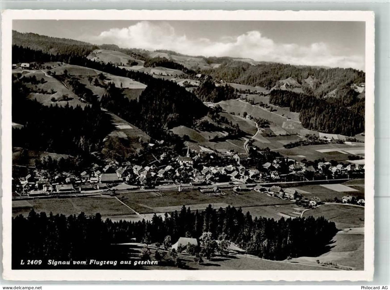 3534 Signau 1950 Foto AK Fliegeraufnahme - 38024030