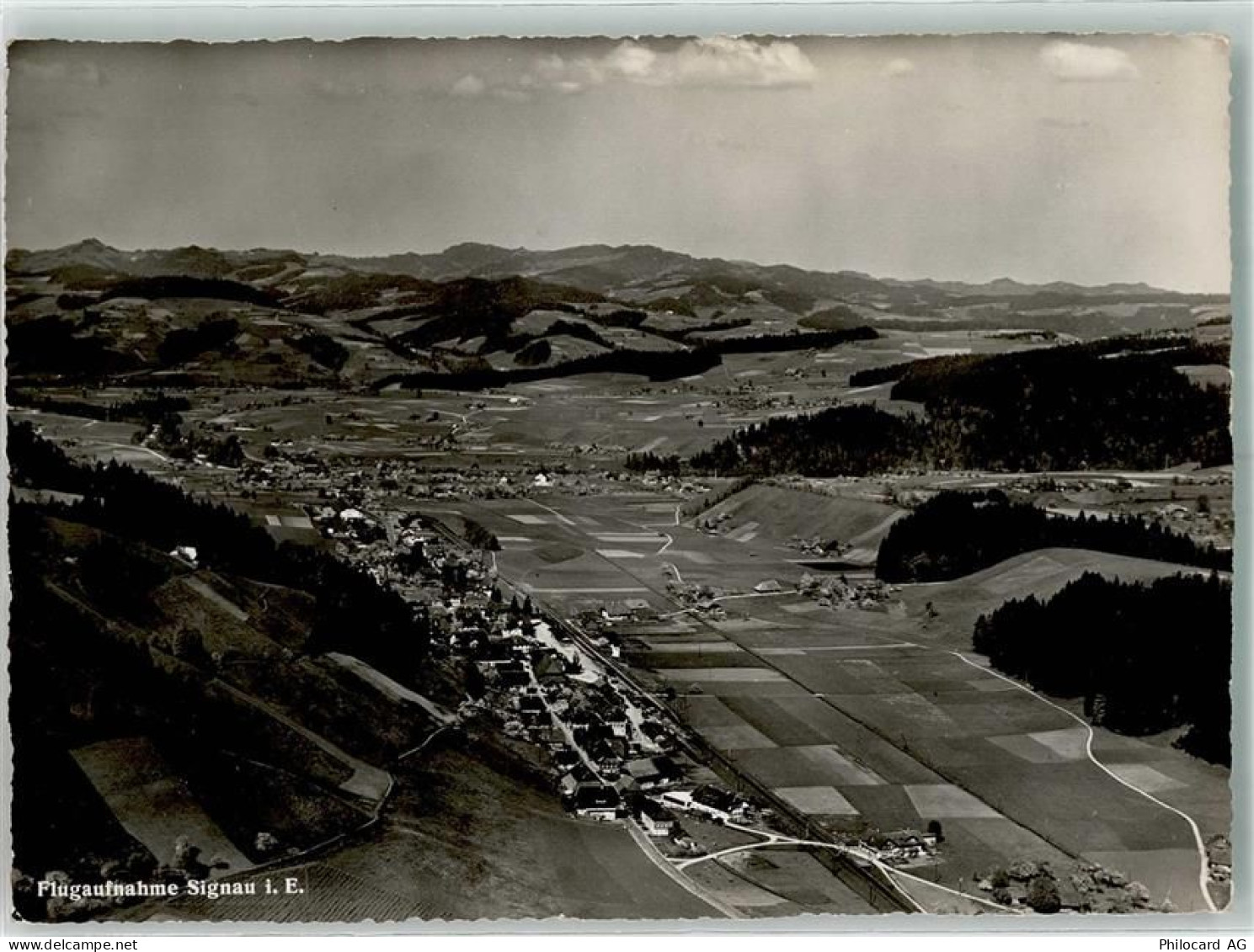 3534 Signau Foto AK Fliegeraufnahme - 39698007