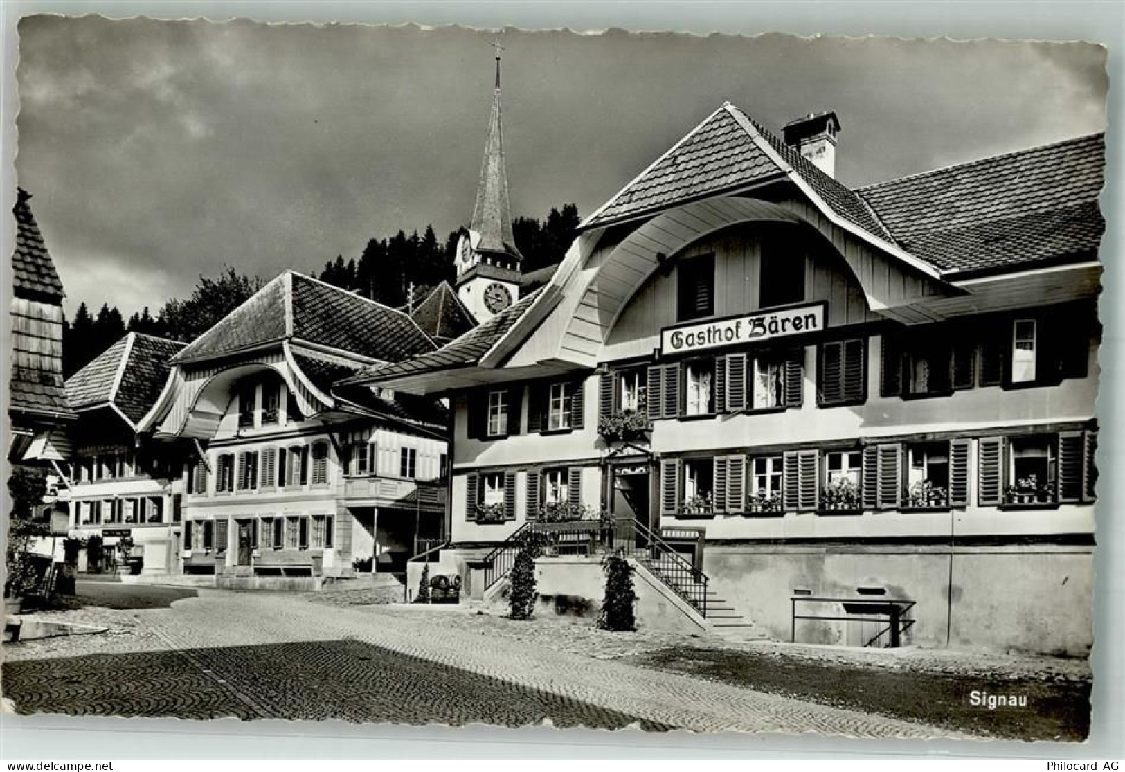 3534 Signau Foto AK Gasthaus Bären - 10741648