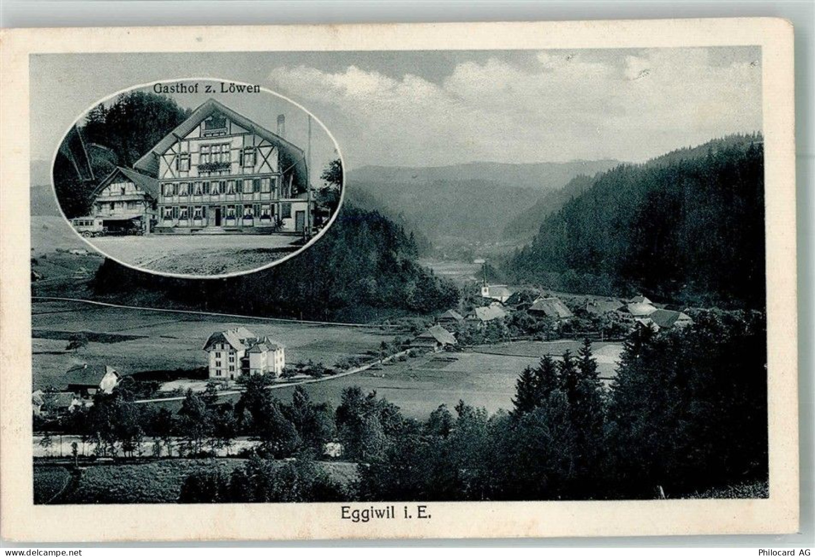 3537 Eggiwil 1926 Foto AK Gasthaus zum Löwen - 13673464
