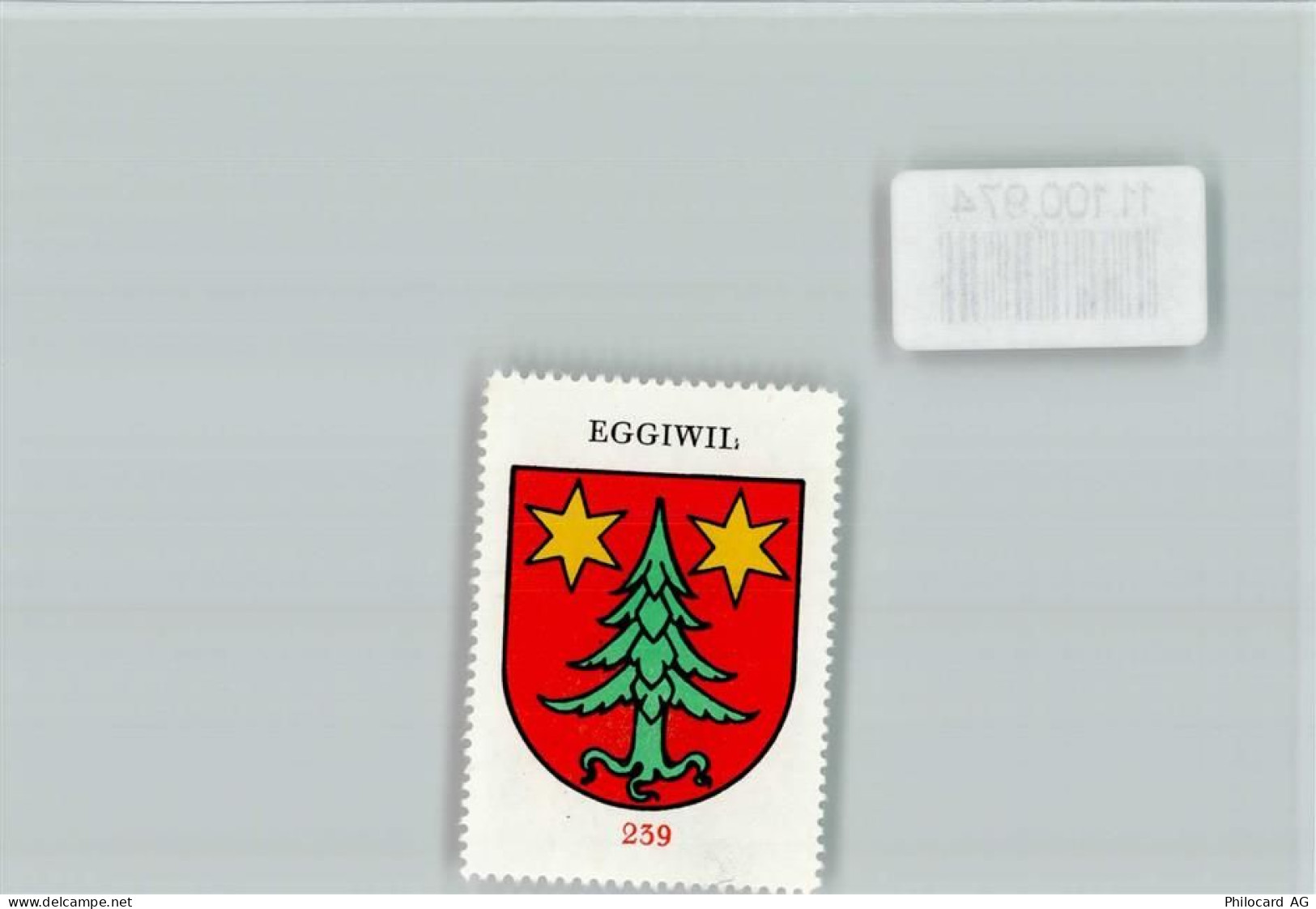 3537 Eggiwil - Vignette Wappen Kaffee Hag ca 1920-1940 Eggiwil - 11100974