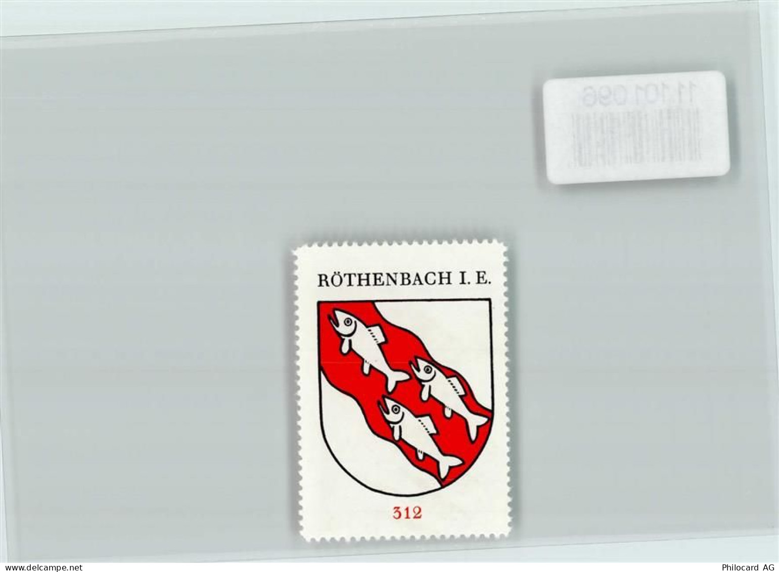 3538 Röthenbach im Emmental - Vignette Wappen Kaffee Hag ca 1920-1940 Rö... - 11101096