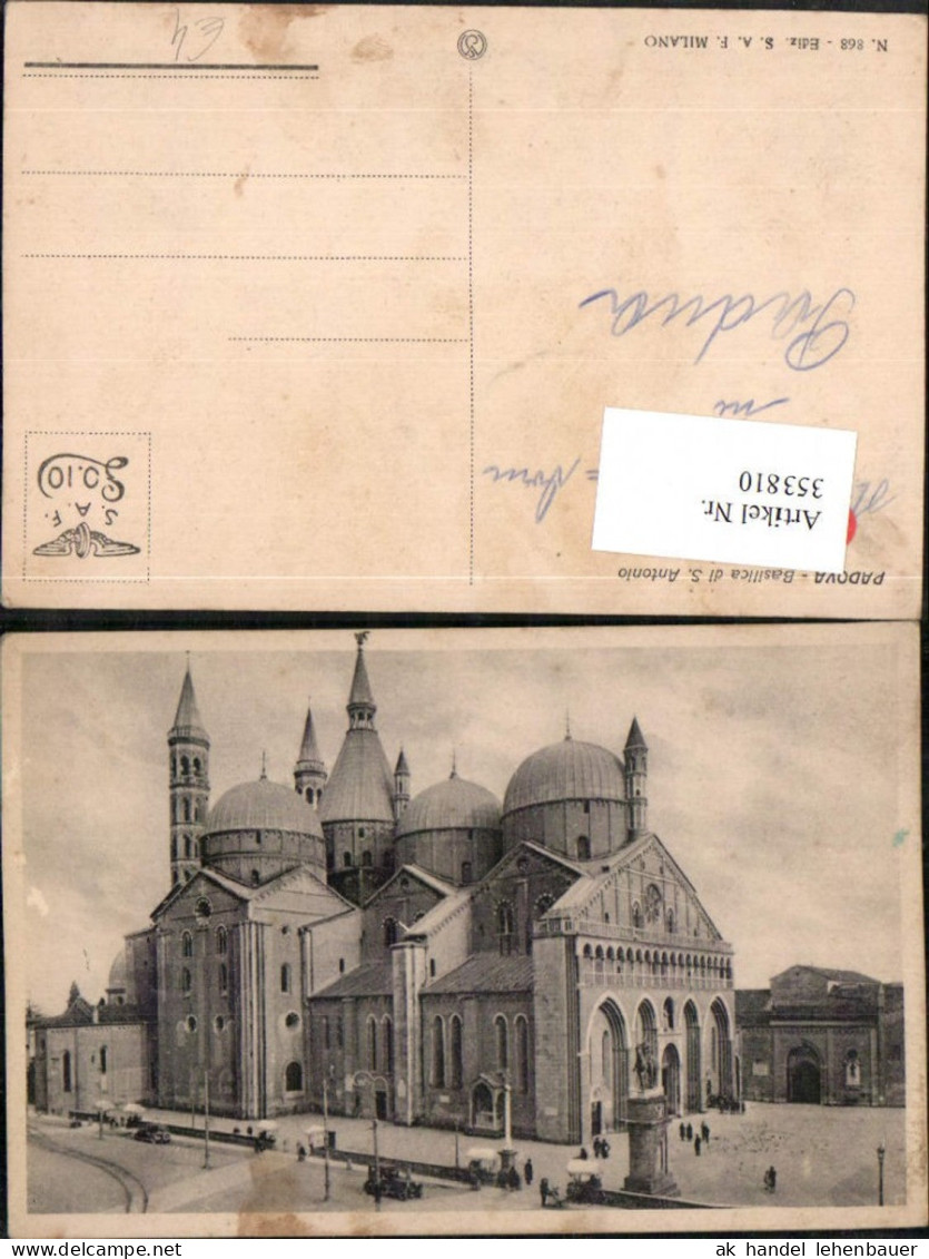 353810,Veneto Padova Padua Basilica di s. Antonio Kirche