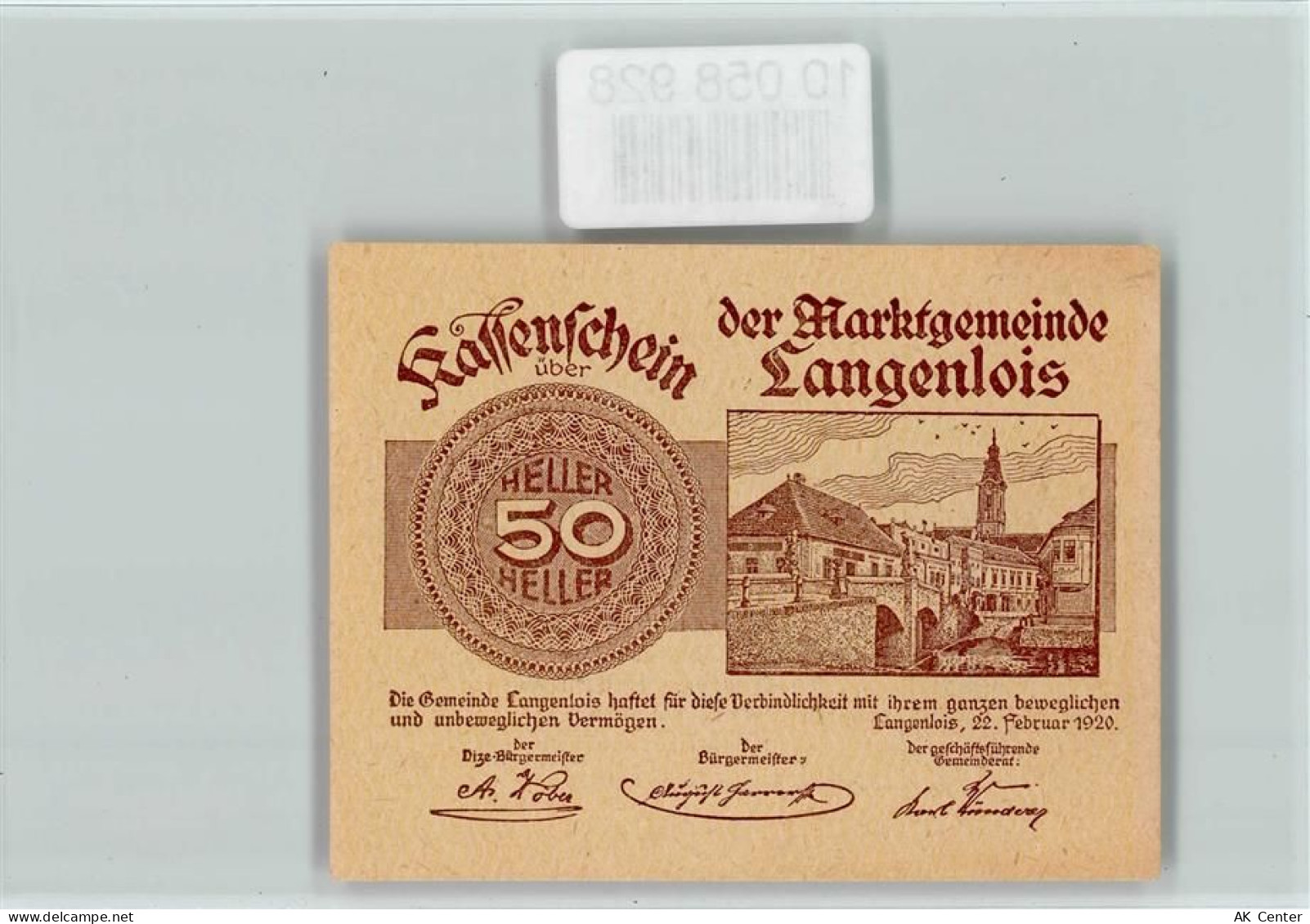 3550 Langenlois - Notgeldschein - 10058928