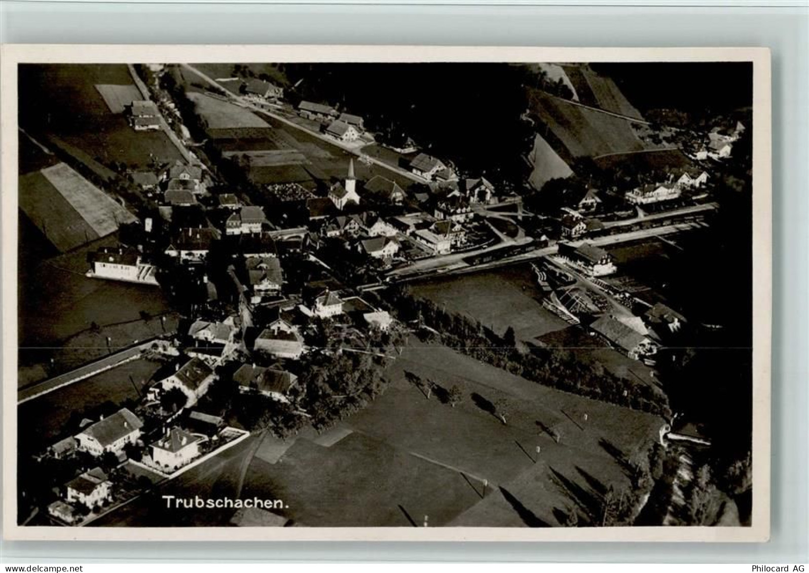 3555 Trubschachen Foto AK Luftbild - gute Erhaltung AK - 13078252