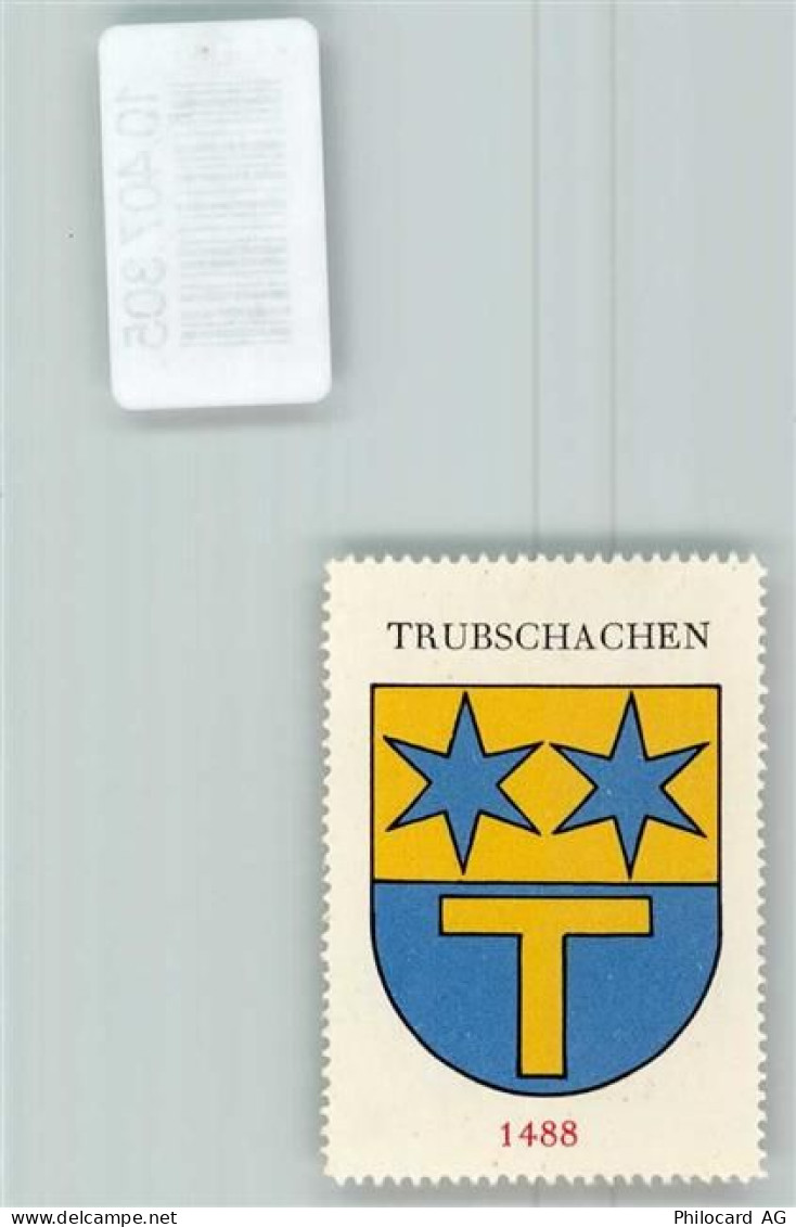 3555 Trubschachen - Vignette Wappen Kaffee Hag 1920-1940 - 10407305
