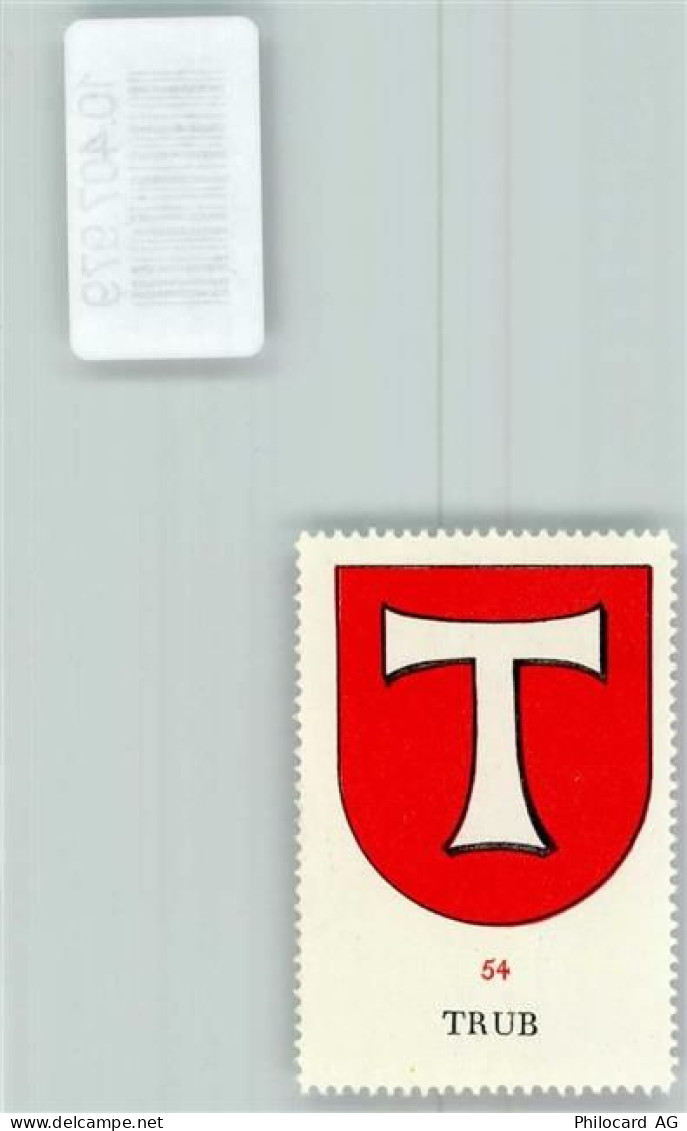 3556 Trub - Vignette Wappen Kaffee Hag ca 1920-1940 - 10407979