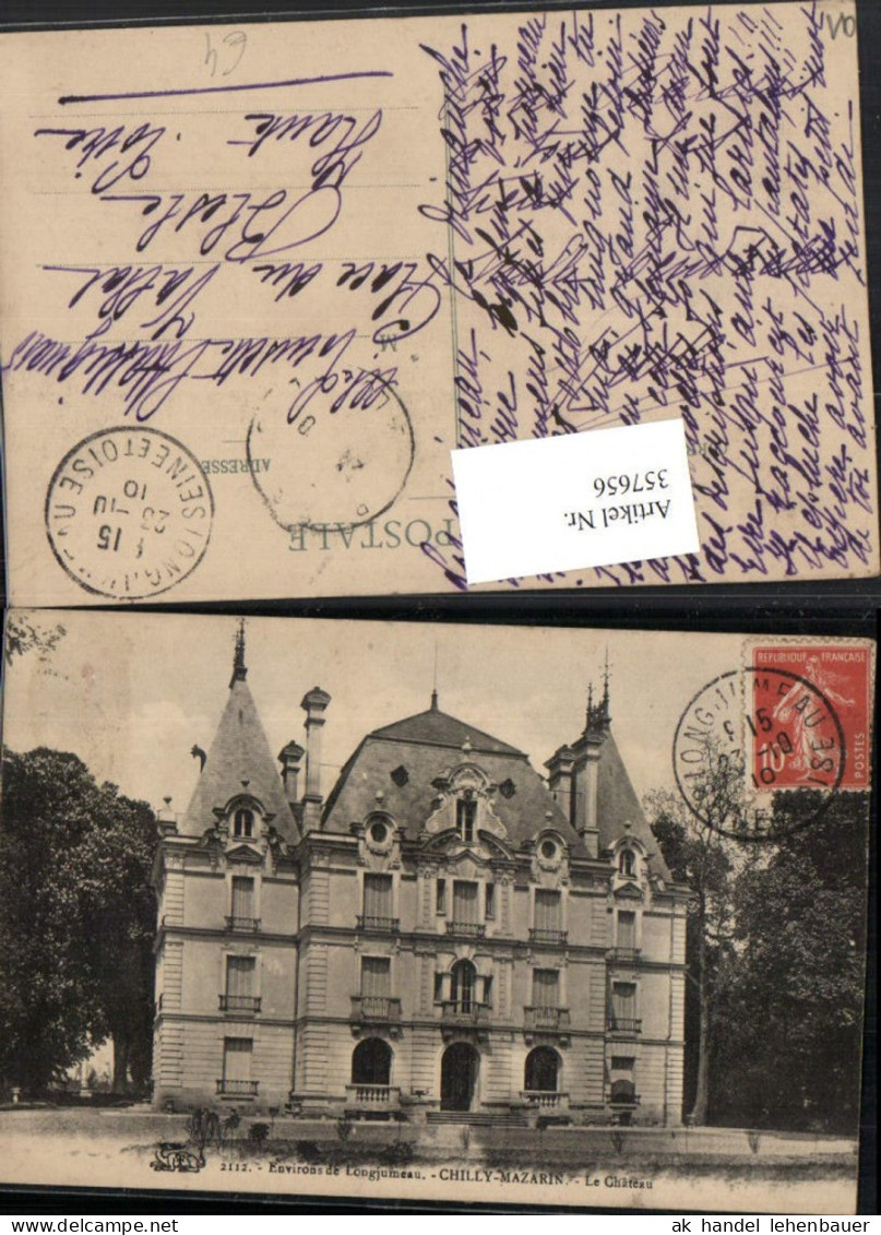 357656,Ile-de-France Essonne Longjumeau Chilly-Mazarin Le Chateau Schloss
