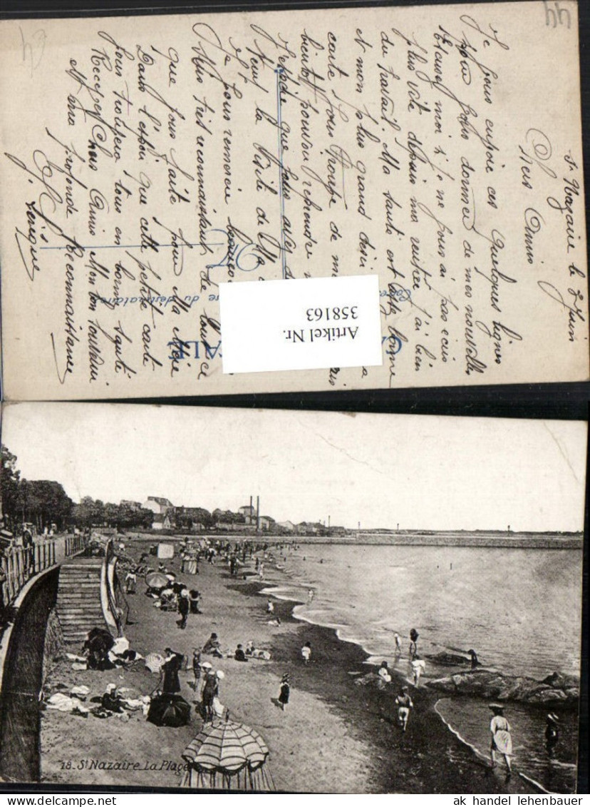 358163,Pays de la Loire Loire-Atlantique St. Nazaire La Plage Strand Strandleben