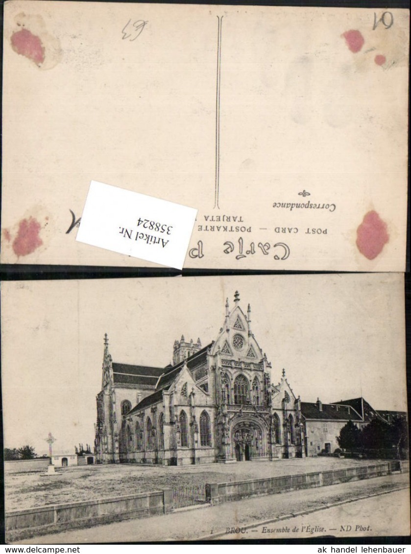 358824,Rhone-Alpes Ain Bourg Brou Eglise Kirche