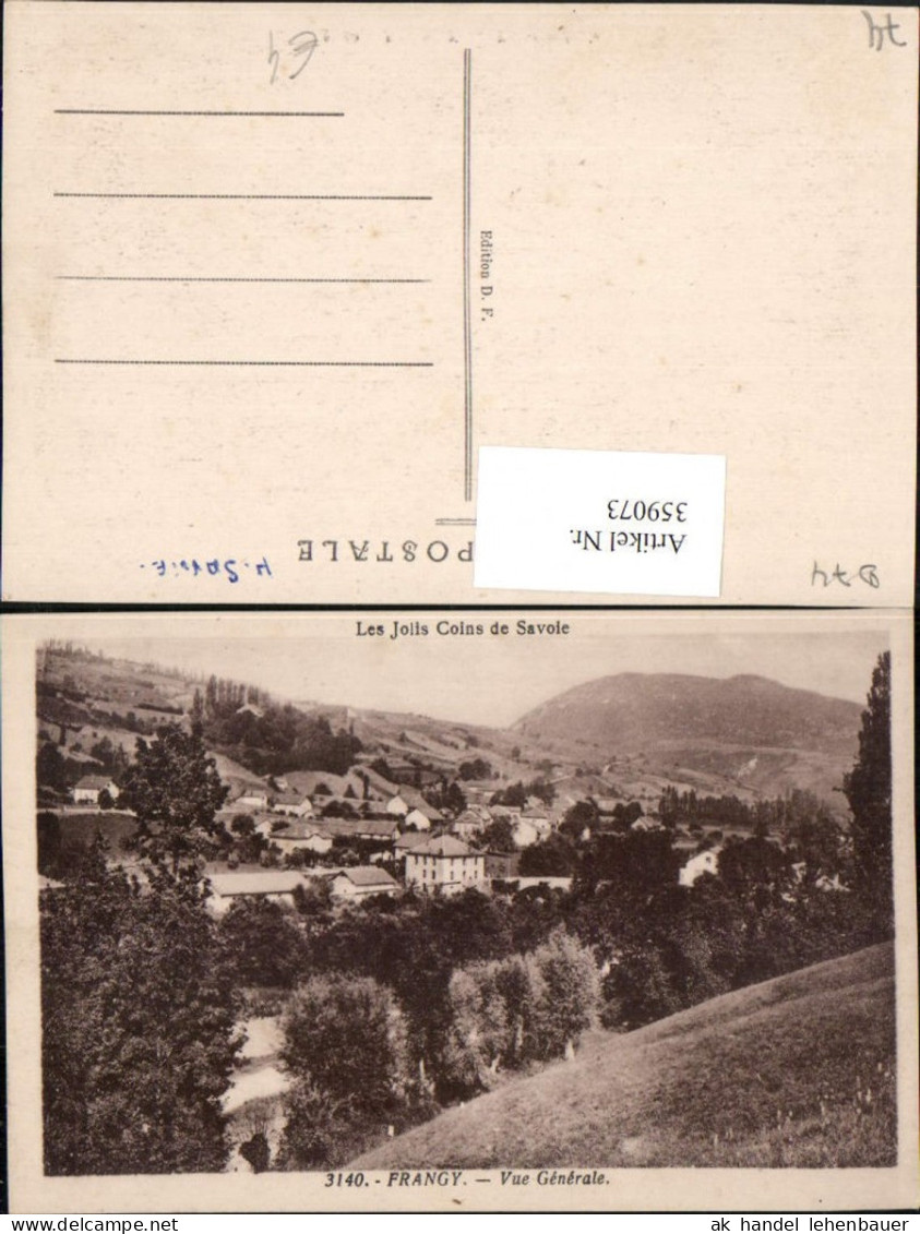 359073,Rhone-Alpes Haute-Savoie Frangy Vue Generale Totale