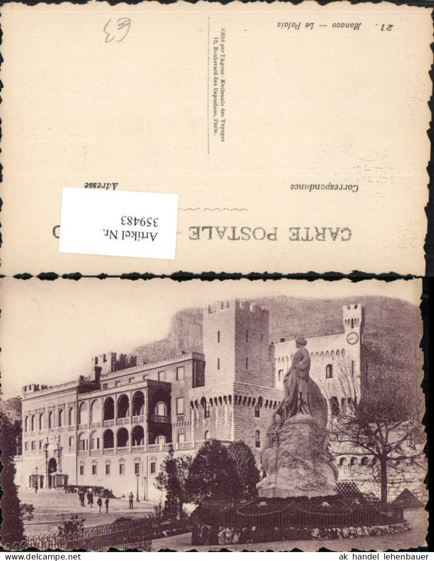 359483,Monaco Le Palais Fürstenpalast Statue