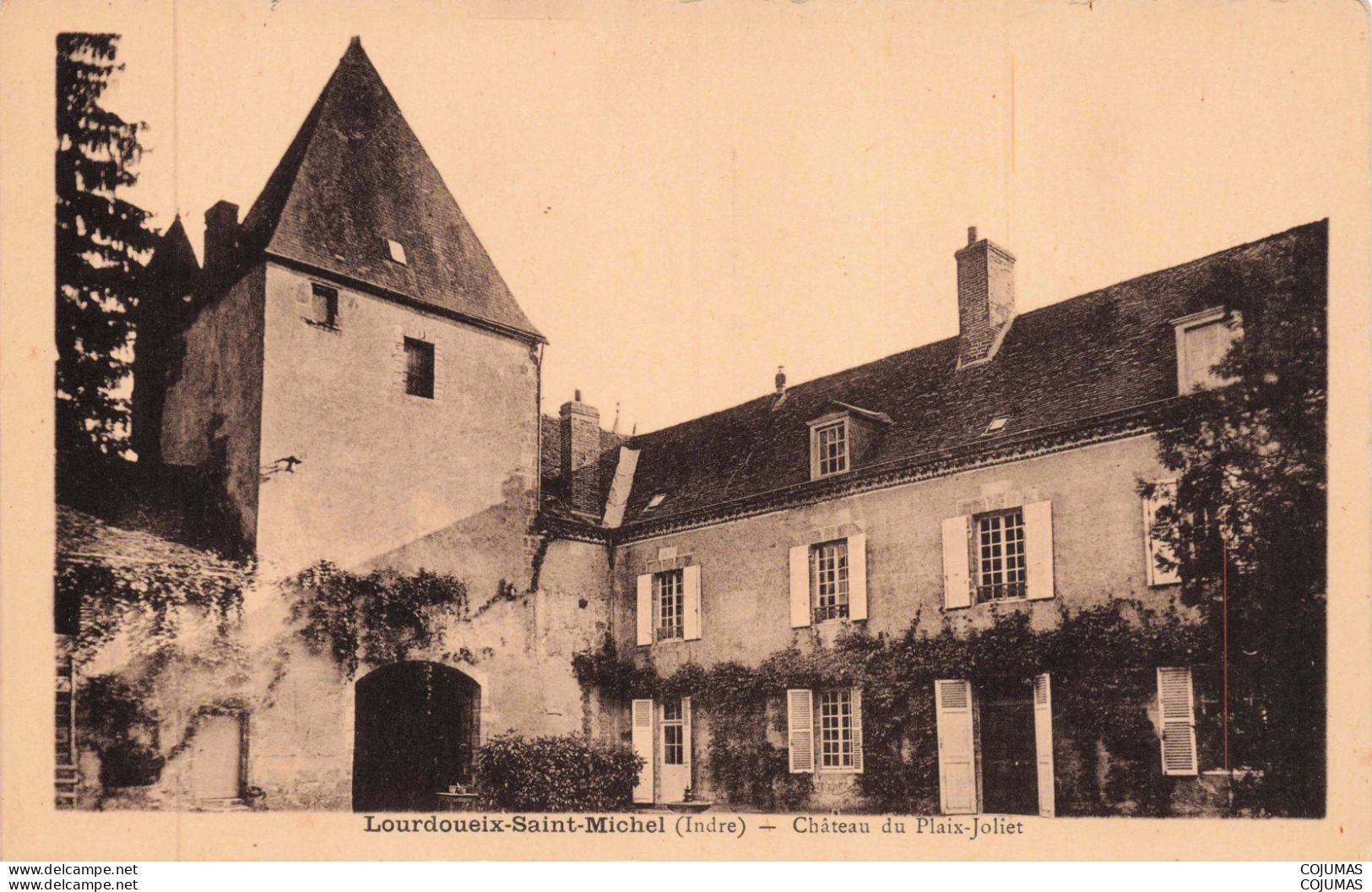 36 - LOURDOUEIX SAINT MICHEL - S38104 - Château du Plaix Joliet