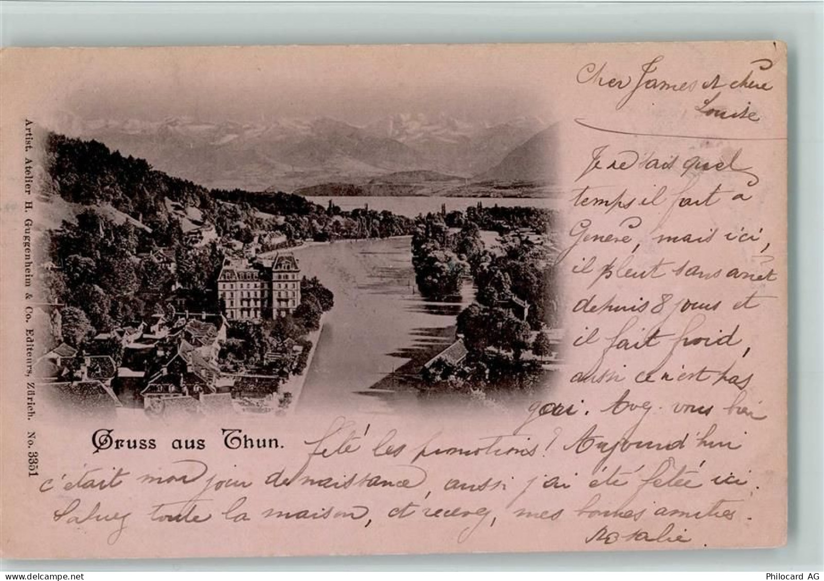 3600 Thun 1899 - Gruss aus Thun - 11085442