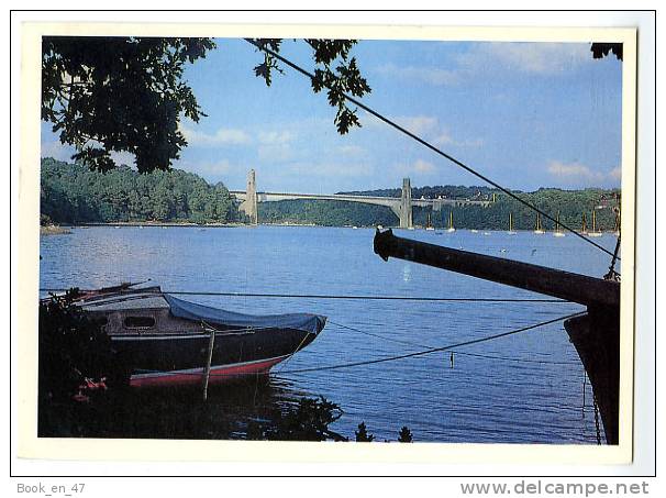 {36009} 56 Morbihan Lanester , Le Pont du Bonhomme vu du port de St Guénaël