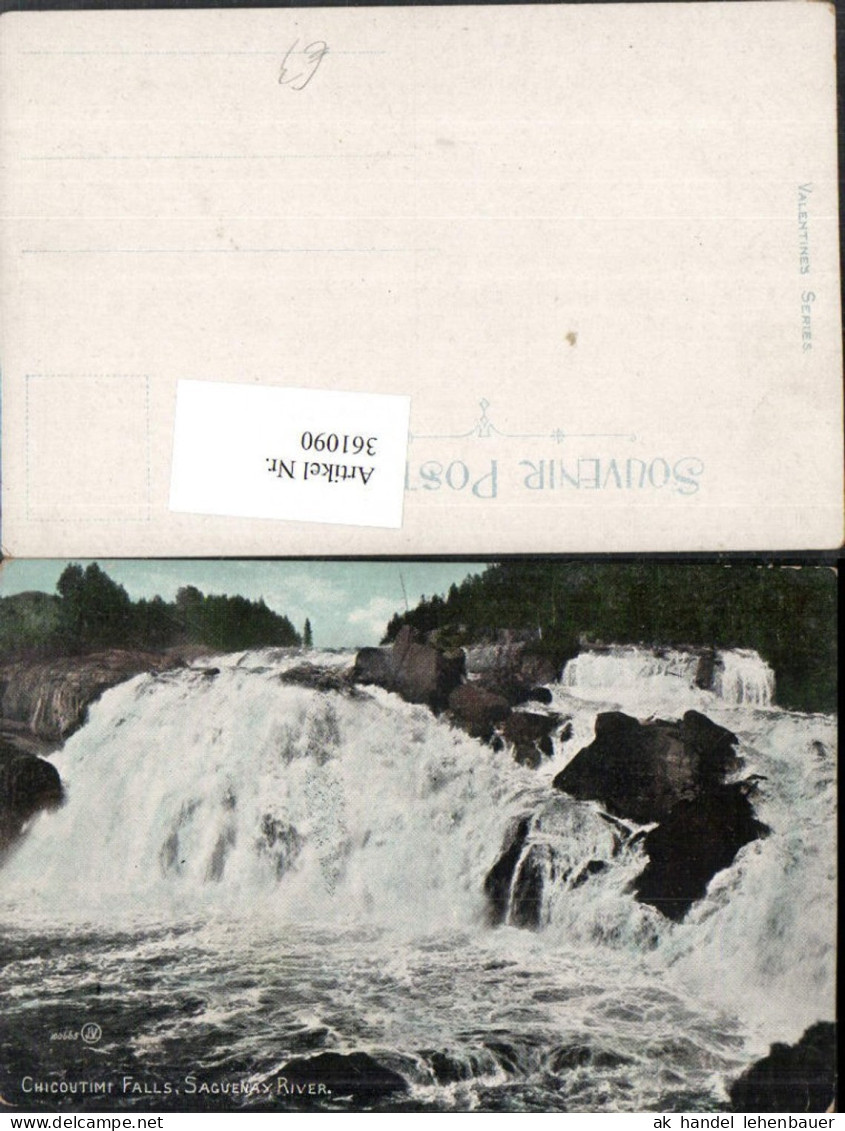 361090,Canada Quebec Saguenay River Chicoutimi Falls Wasserfall