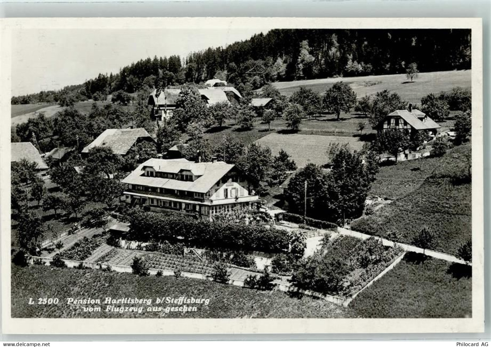 3612 Steffisburg - Fliegeraufnahme Pension Hartlisberg - 13137884