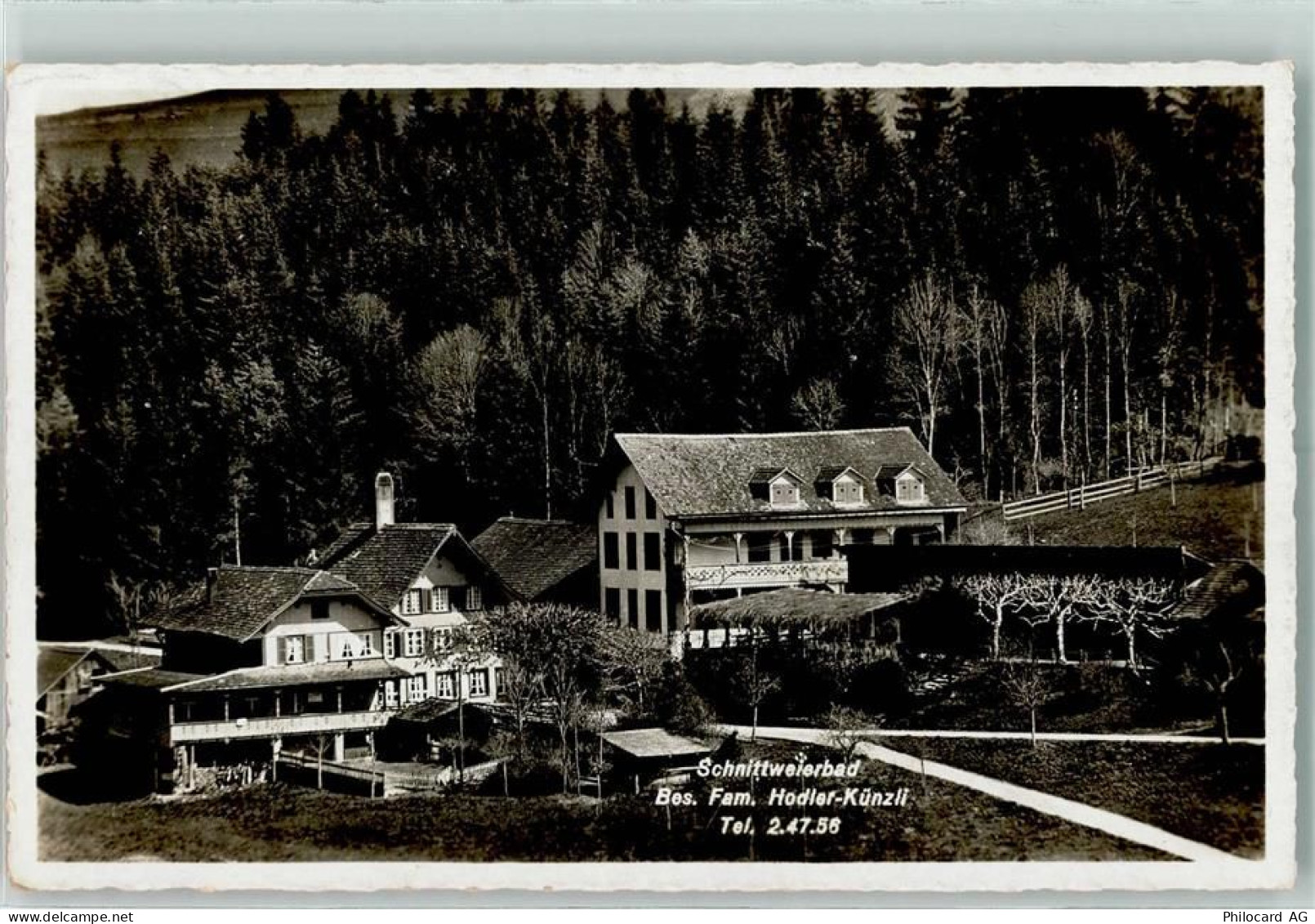 3612 Steffisburg - Schnittweierbad Ort handschriftlich - 13137890