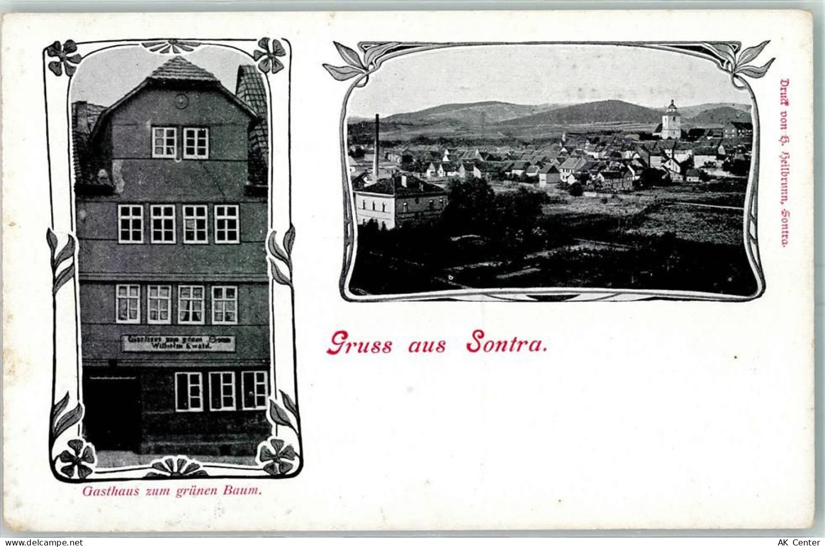 36205 W6443 Sontra - Gasthaus Zum grünen Baum - 13433000