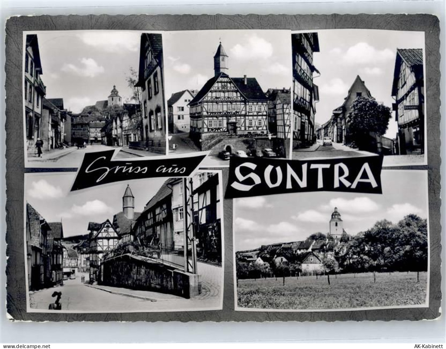 36205 W6443 Sontra - Ortspartie, Teilansicht - 50946034